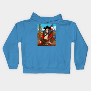 Pirate Pirate Ship Treasure Island Kids Hoodie